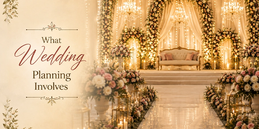 Professional wedding planner in Coimbatore managing elegant weddings and special celebrations