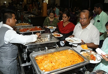 Traditional Diwali catering with festive sweets, snacks & drinks for corporate celebrations in Coimbatore