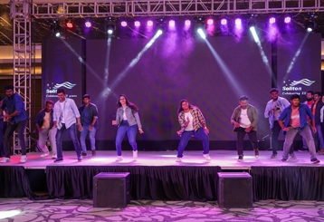 Engaging entertainment programs and team activities during corporate anniversary celebrations in Coimbatore.