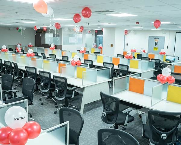 Grand corporate event venue beautifully arranged for executive meet-ups near Tidel Park, Coimbatore.