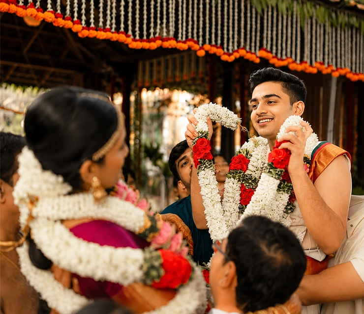 Fun-filled traditional wedding games enjoyed by families during Brahmin wedding celebrations and reception.