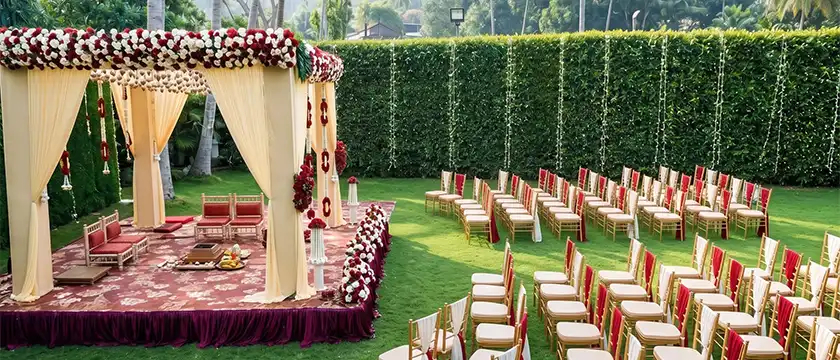 Wedding celebration near Mettupalayam and the Nilgiri region with venue arrangements, decorations and guest coordination.