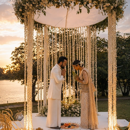 Contemporary themed wedding decoration with stylish setups and premium designs